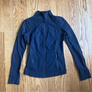 Lululemon Define Jacket Navy Blue Full Zip Yoga Workout Track Jacket Size 6